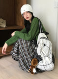 CHECK BUTTON PLEATS SK