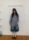Yanpo Over Check Shirt