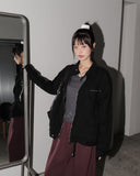 Carat Layered See-Through Tencel U-Neck T-shirt