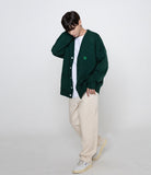 Clover Smile Embroidery Knit Cardigan