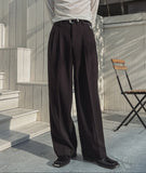 Tei Brushed Two Pin Tuck Slacks