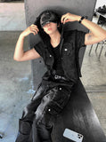 Byder Parachute Black Multi Cargo Denim
