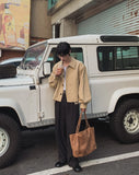 Autumn Cutting Crop Trench Coat
