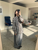 [unisex] Milzen washed corduroy wide pants