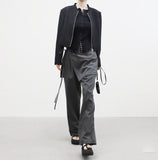 Turdin crop two-way jacket