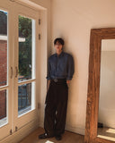 Osel Two-Tuck Wide Slacks