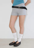 SUEDE DUAL RING BELT