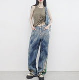 (Unisex) Renta Side Track Denim Pants