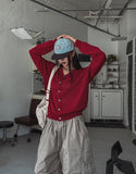 Betty Cotton Color Matching Camp Cap