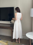 Cosette Halter Flare Long One Piece