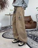 Raviel Check Damage Cotton Pants
