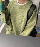 Milto Hairy Round Wool Knit