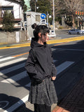 E-ring String Windbreaker Hood Zip-up
