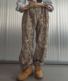TRIES REAL PATTERN JOGGER PANTS