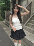 Whipping Dot Balloon Mini Skirt