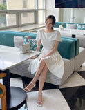 Raylin Cape Shawl Flare Mini One Piece (Belt Set)