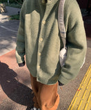 [unisex] Markel round wool over cardigan