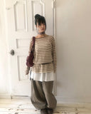 Sweden Curved Cotton Pants
