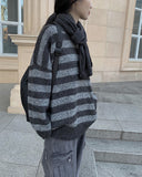 Hobi overfit striped knit