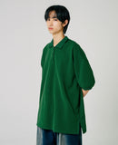 Pins Over Fit Collar Short Sleeve T-Shirt