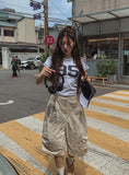 Fresh Pintuck Bermuda Pants
