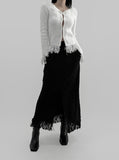 Fluon fringe cardigan