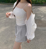 See-through High-Neck Lovely Frill Crop Summer Windbreaker