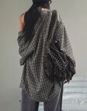 Rashid Overfit Check Shirt