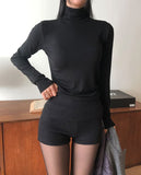 Epi Fold Knit Span Shorts