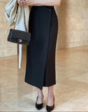 Chad Button Wrap Long Skirt