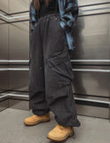 Flynn diagonal pocket denim cargo pants