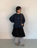 [Unisex] Lil Tough Star Check Round Over Sweatshirt