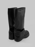 1129 Warm Platform Long Boots (6 cm)