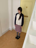 Chaori Nylon Banding Midi Skirt