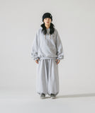 [AG.W] Valley Tuck Wappen Wide Sweat Pants