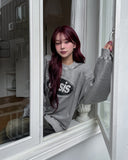 Oasis Crack Lettering Pigment Sweatshirt
