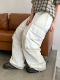 [unisex] Domo nylon string banding parachute cargo pants