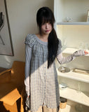 Moel Check Layered Mini One Piece