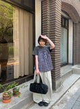 Heyou Summer Banding Wide Cargo Pants