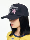 Flower Applique Camp Cap