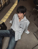 Grown Stripe Pocket Shirt