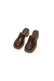 point silver bloafer shoes