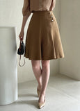 Julia Tweed Pearl Flare Mini Skirt
