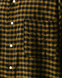 Seersucker Check Half Shirt