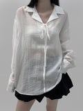 Mahill See-Through Blouse