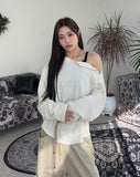 Kend Zipper Ribbed T-shirt