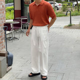 Lebec Cotton Half Banding Wide Pants