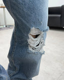 Ens Damaged Regular Denim Pants