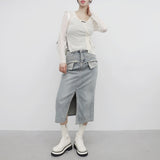 Roiti See-Through Two-Way Cardigan