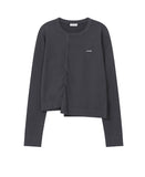 Origami pleats knit top